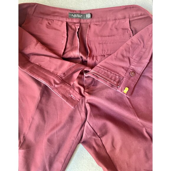 Lauren Ralph Lauren Trousers Pants  Womens 16W 4 Pocket Flat Front Cotton Career - Picture 3 of 7